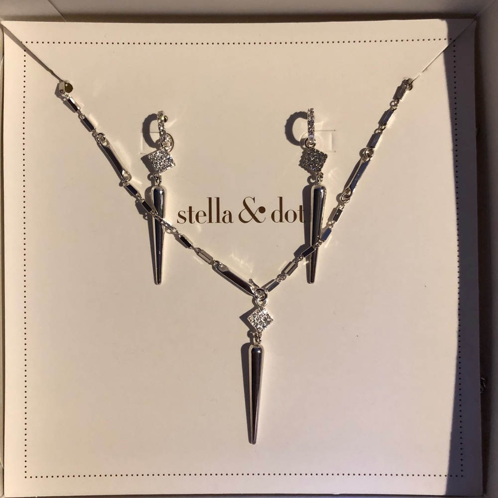 Stella & Dot Bianca Earrings and Necklace